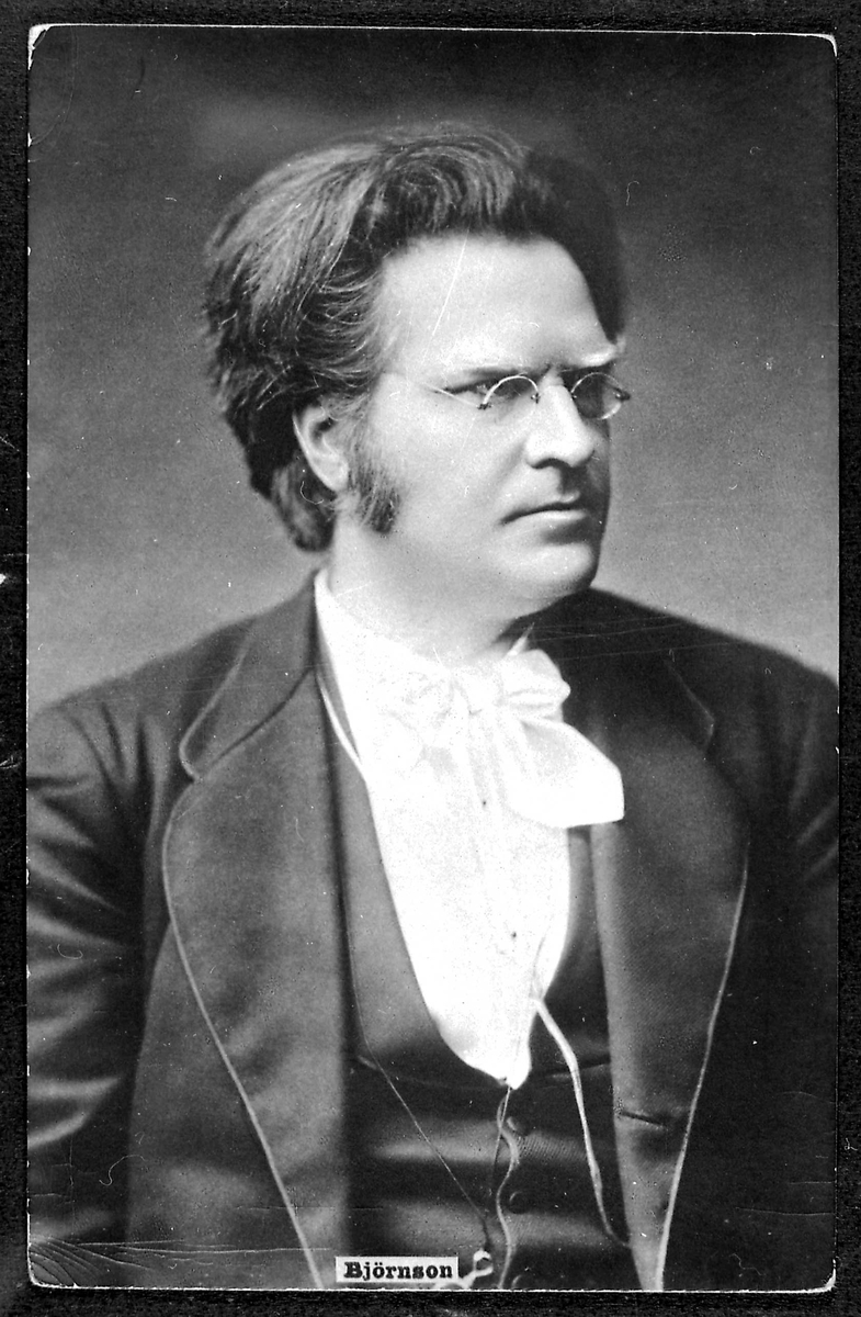 Bjørnson, portrett, München, postkort