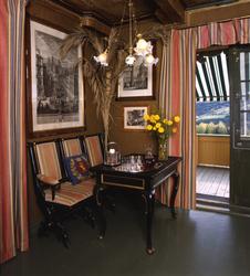 DOK:1991, Aulestad, interiør, gang, veranda, dør, bord, stol