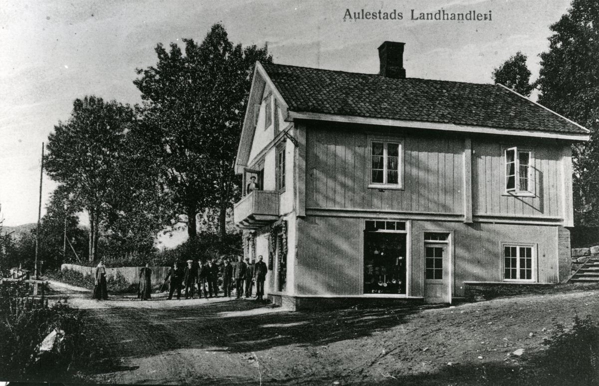 Aulestads Landhandleri, repro, postkort,