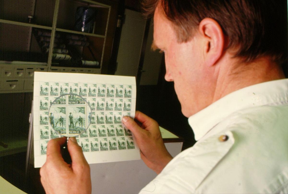 frimerkeproduksjon, Sverre Morken, NK 948, kontroll