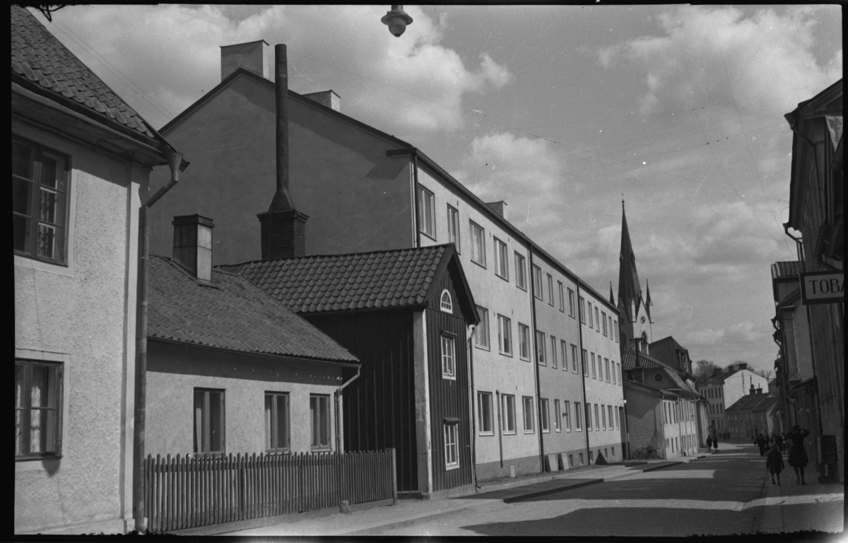 Äldre bebyggelse på övre Hunnebergsgatan.