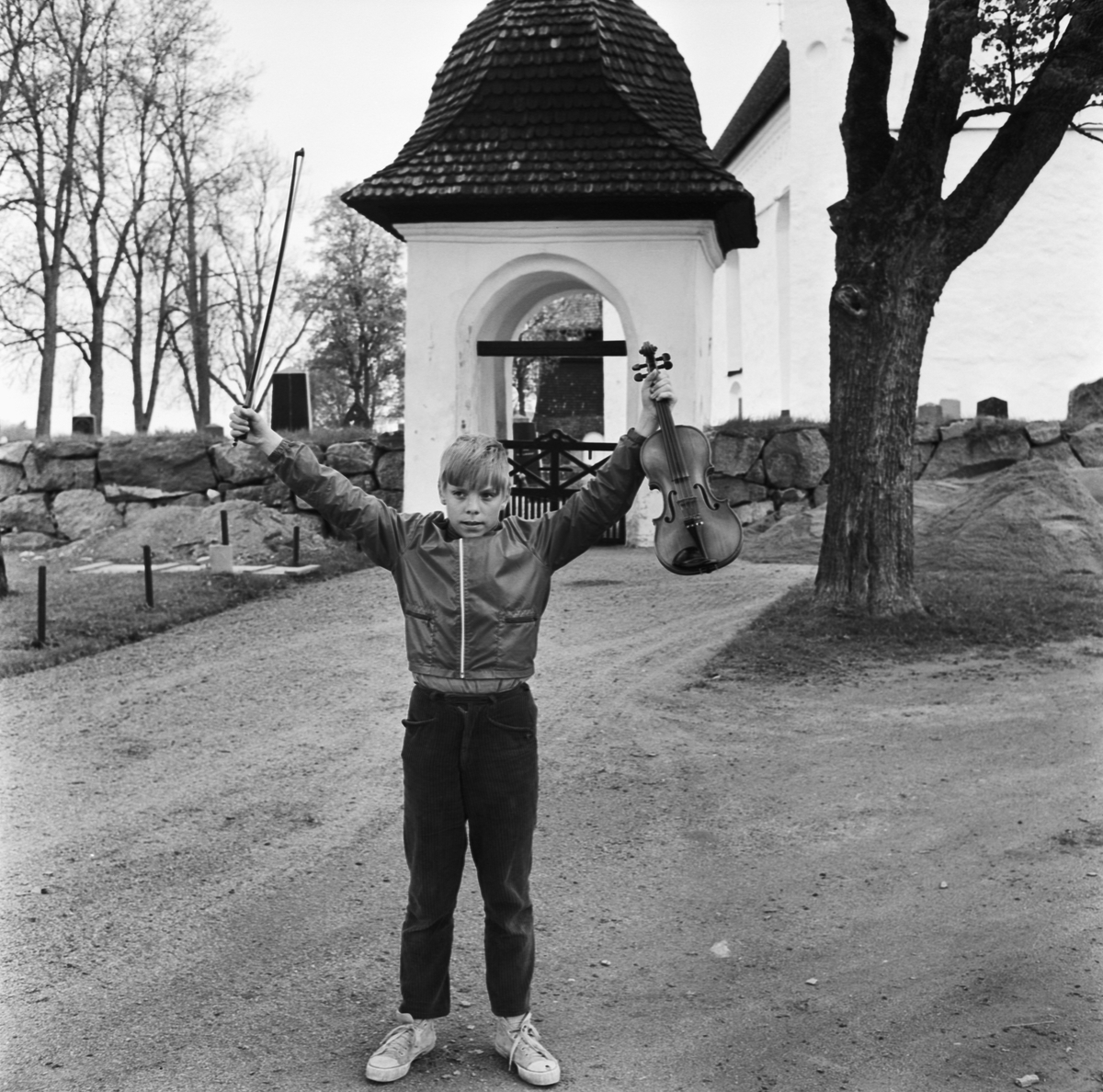 Spelman Näsbom, Kyrkbyn, Tierp, Uppland 1969
