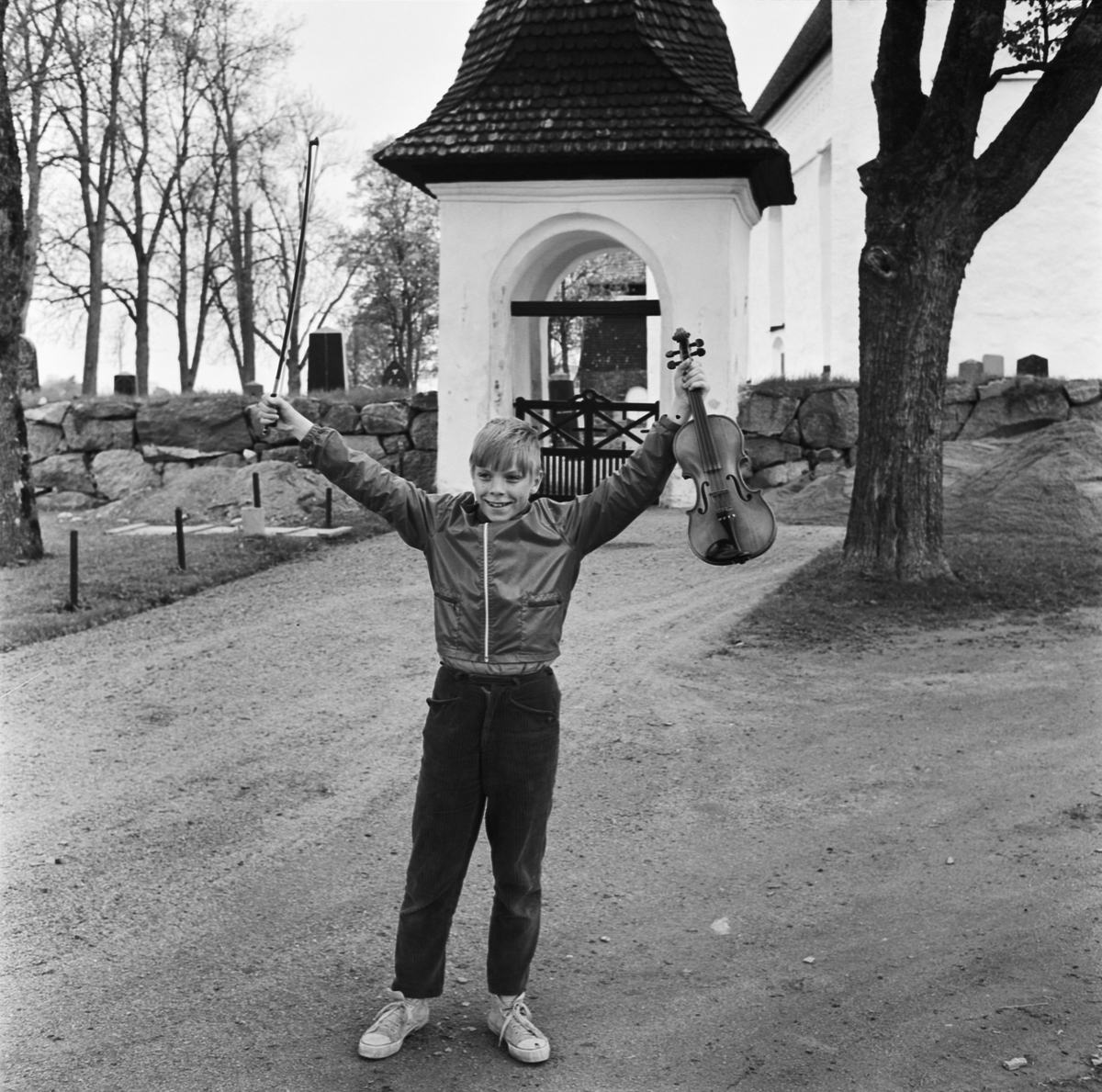 Spelman Näsbom, Kyrkbyn, Tierp, Uppland 1969