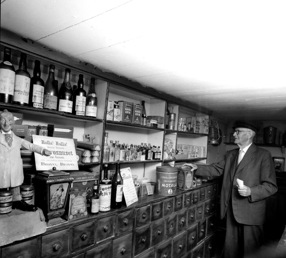 Serie bilder från Gamla Linköping 1962.