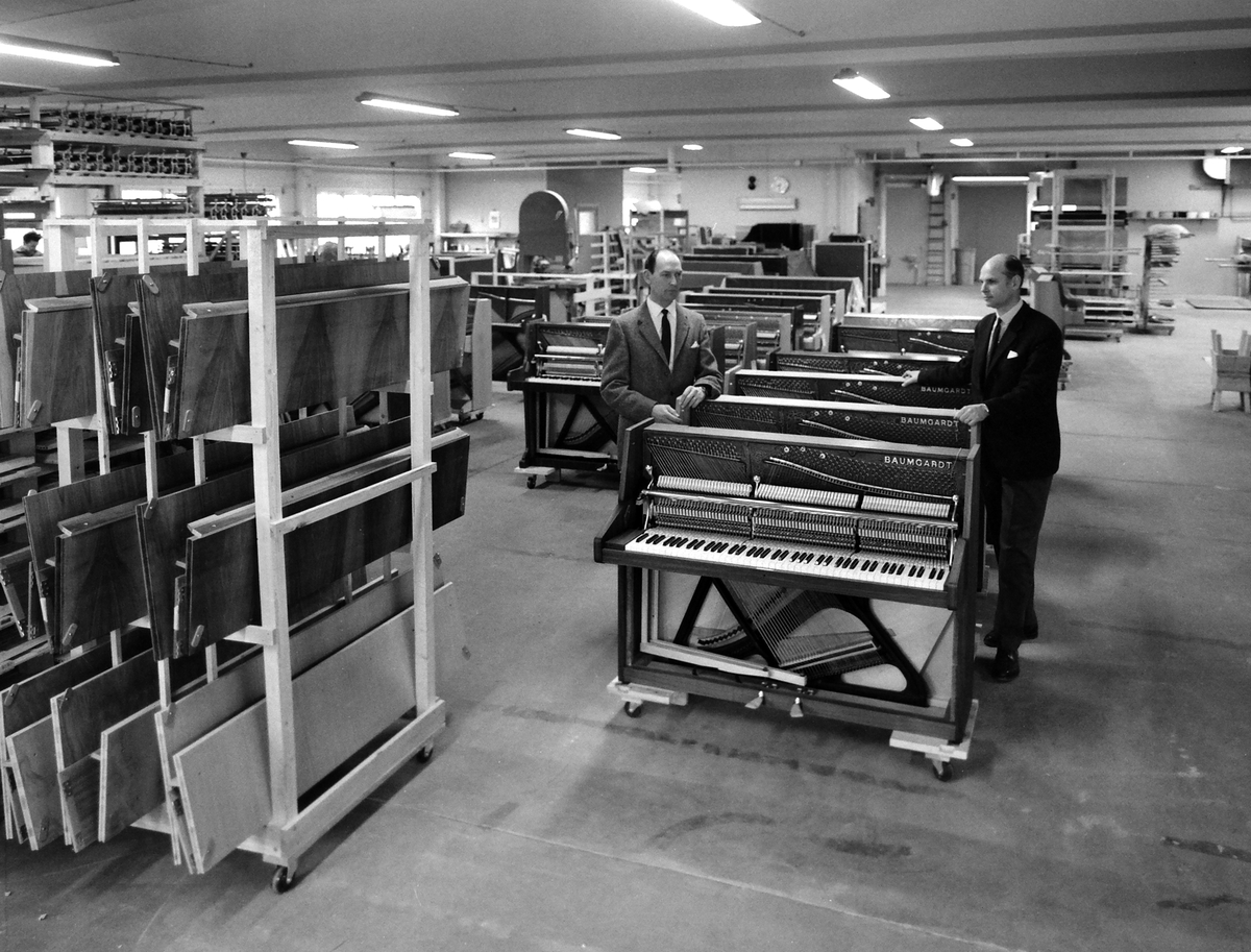 Baumgardts pianofabrik visar upp sina nya lokaler utmed Industrigatan.