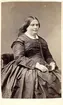Fru Starck g.m. Albert Starck. Maths Hansen Kongl. Hof-photograf Stockholm Drottninggatan No 5.