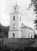 Vallerstad kyrka uppfördes 1833 efter ritningar av den produktive och välrenommerade arkitekten och byggmästaren Abraham Nyström. Med sitt lanterninförsedda torn skapade han i Vallerstad en typisk exponent för tidens kyrkobyggnadsstil. Här en dokumentation av Östergötlands museum 1940.