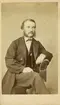 Porträtt av Oskar Appelberg, Ingengör och arbetschef vid Vattenledningsanläggningen i Jönköping år 1863-1864