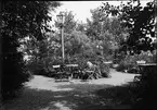 Godtemplarnas kafé på Krutudden, Östhammar, Uppland omkring 1925