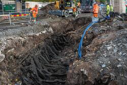 Vrak hittat sommaren 2017 under kajrenovering på Skeppsholme