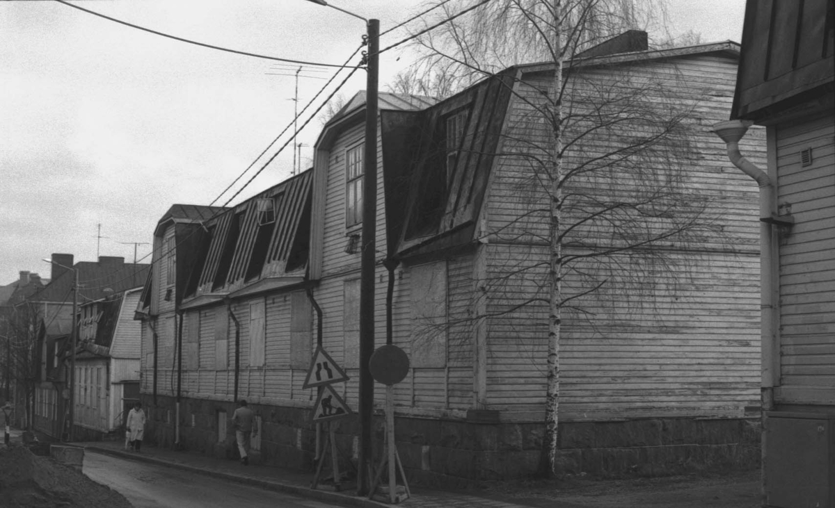 Hus, Skilt, Gate, Helsinki, Gammel bydel