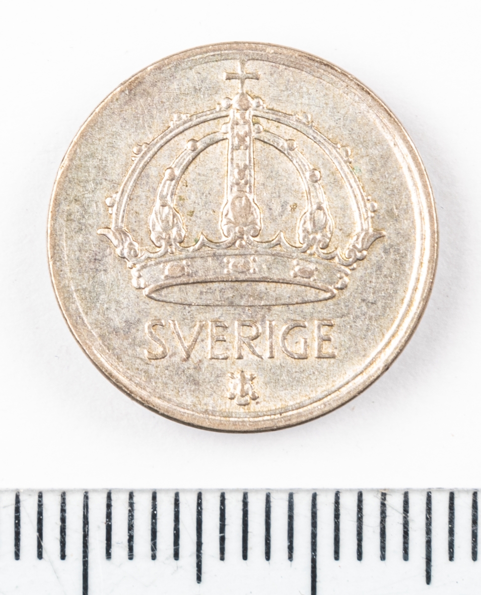 Mynt, Sverige, 25 öre, 1949.