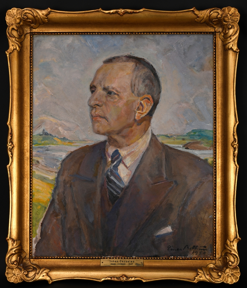 Brystportrett av fylkesmann Johan Cappelen.