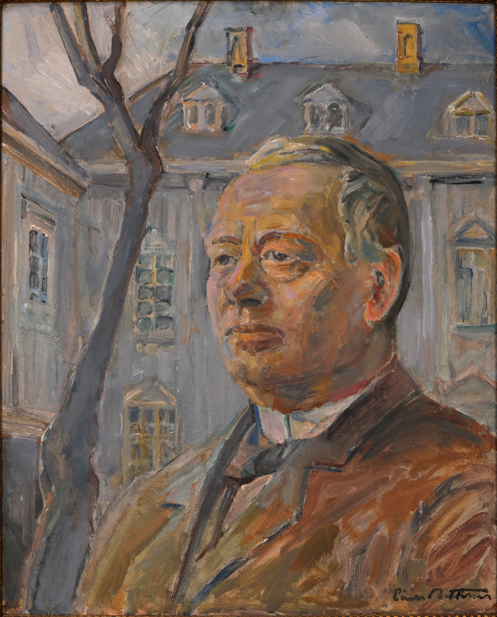 Brystportrett av fylkesmann Lars Otto Roll Grundt.