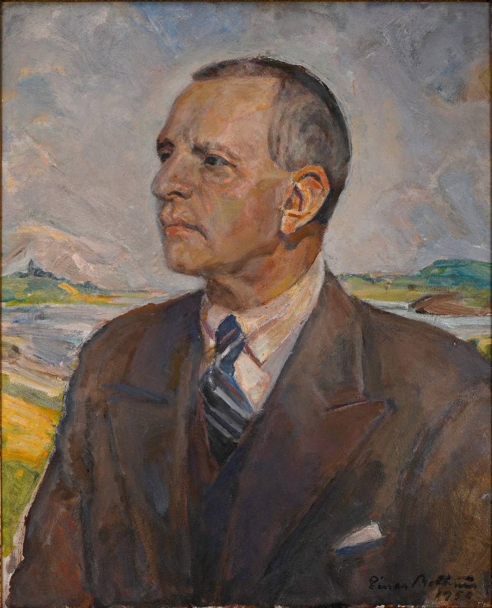 Brystportrett av fylkesmann Johan Cappelen.