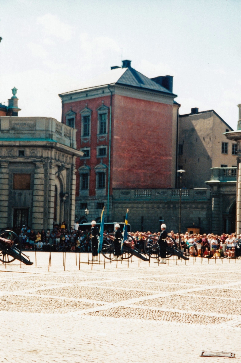 Göta Trängkårs Högvakt 1997 "Prinsessvakten". Kronprinsessans 18-årsdag.