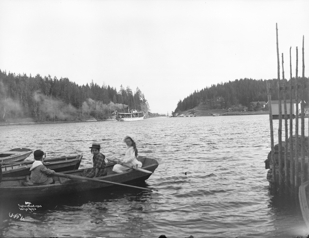 Askerlandet - D/S Turist ved Grønsund 1903