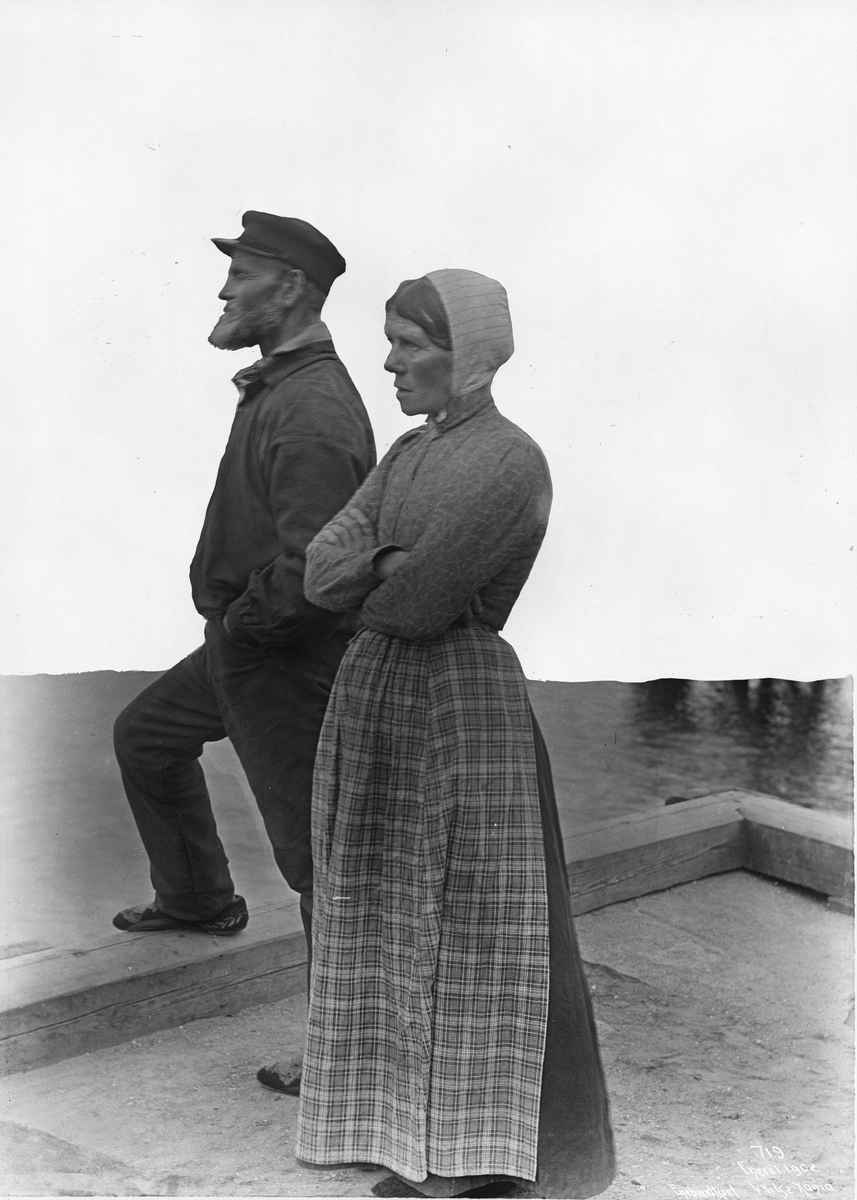 Bergen - et fiskepar 1902