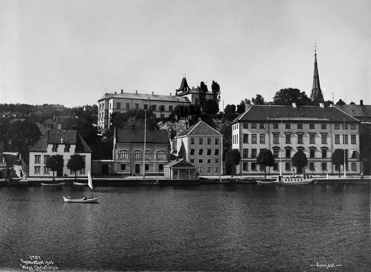 Arendal - dampskipsbrygge 1905