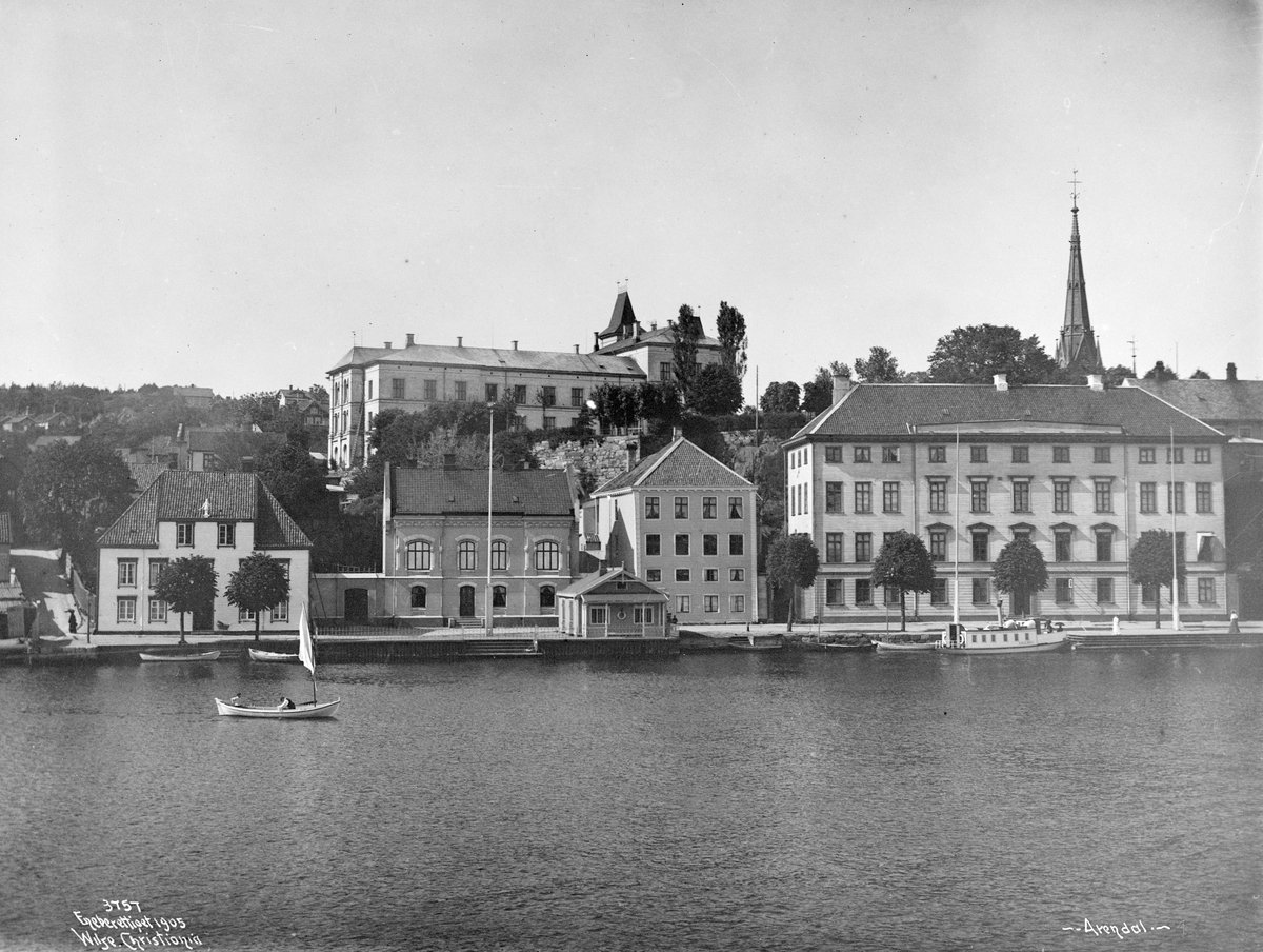 Arendal - dampskipsbrygge 1905