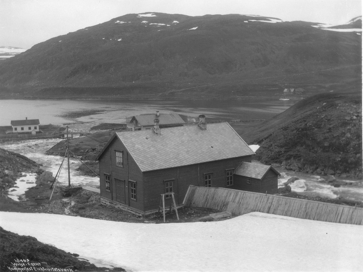 Hammerfest elektrisitetsverk i 1909.