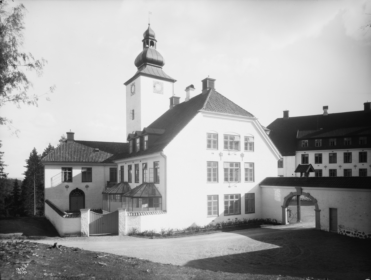 Nordfløyen på Bærum sykehus. Fotografert 1924.