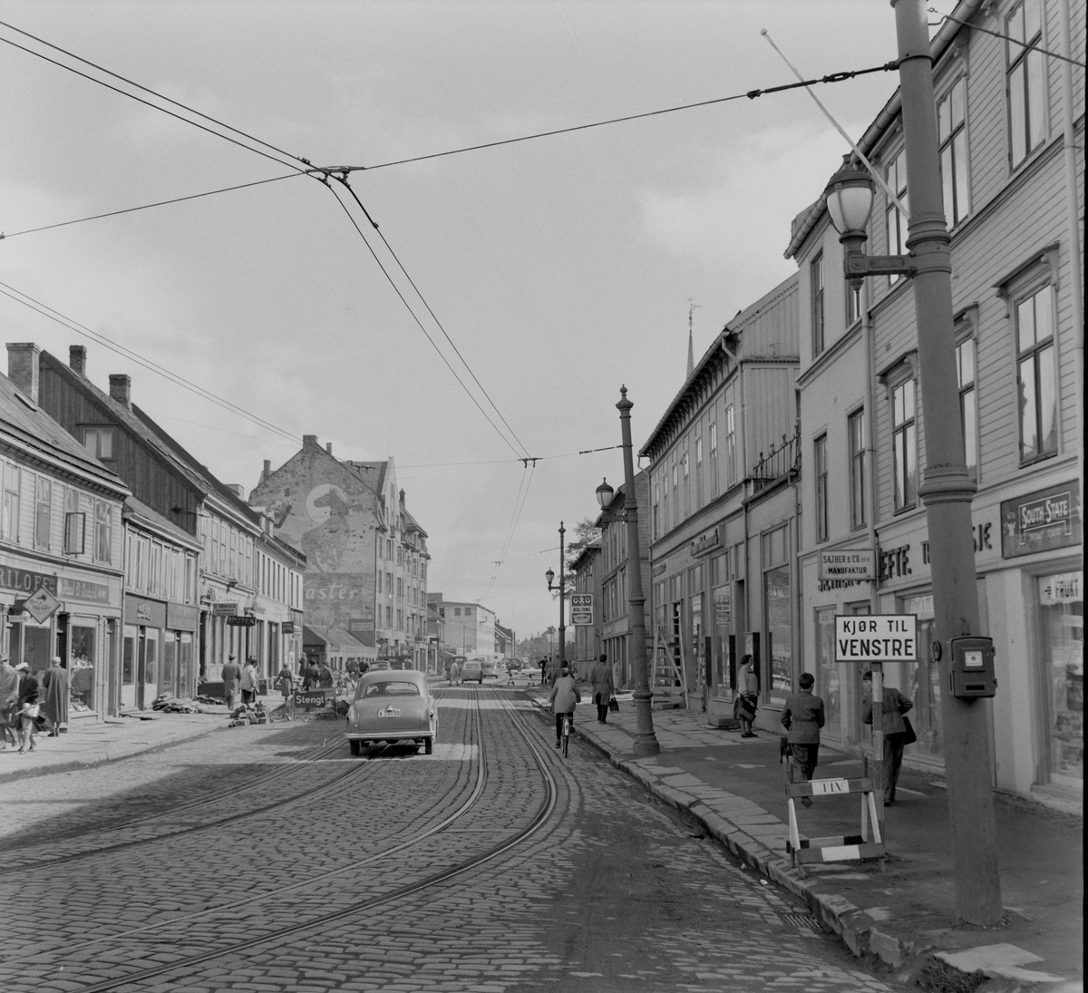 Bebyggelsen ved starten av Innherredsveien