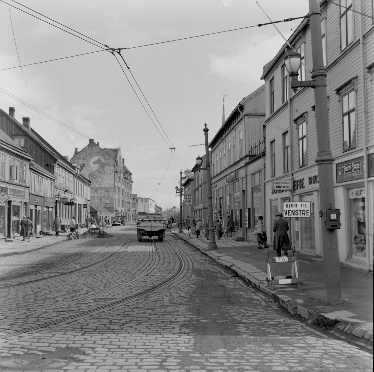 Bebyggelsen ved starten av Innherredsveien