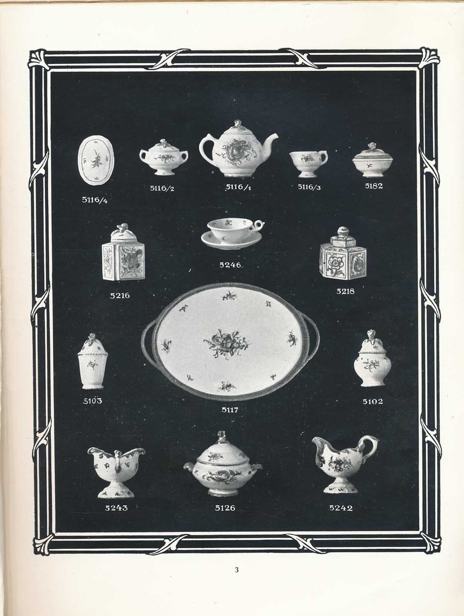 Produktkatalog över Gabrielfajanser från Bobergs Fajansfabrik AB. Innehåller föremål av Gabriel Burmeister som arbetade vid Bobergs fajansfabrik 1922-1925. Han grundade sin egen fabrik i Timmernabben 1925, Gabriel Keramik.