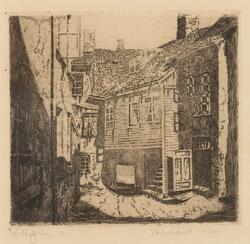 Ibsenhuset i Vika [Litografi]