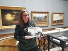 Vänersborgs museum, museets dag 2019. Anna Panser med miljöalmanackan