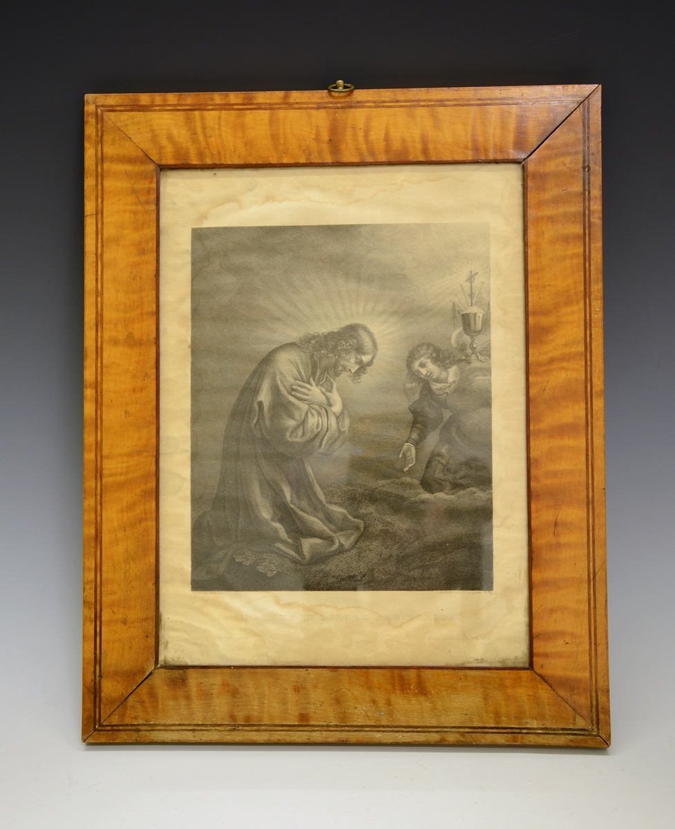 Jesus og engel i Getsemane