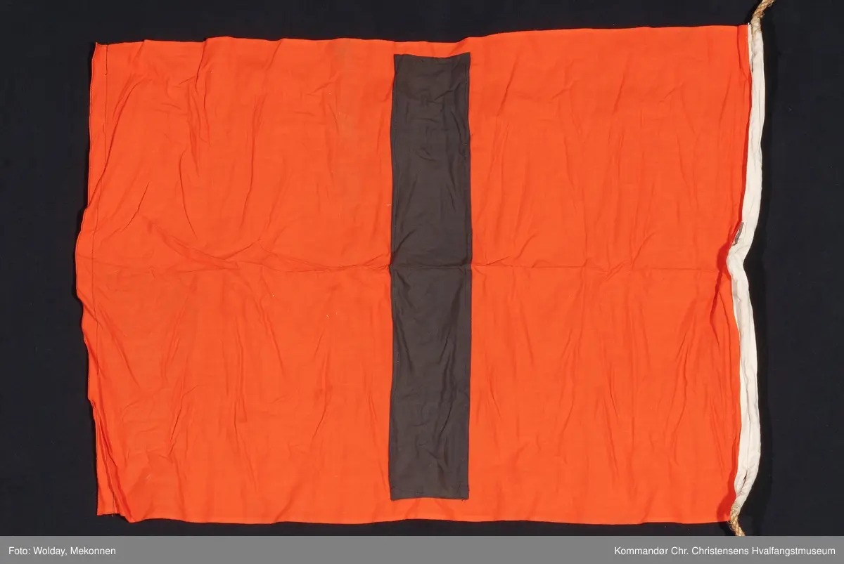 Flagg nr. 1. Brukt for å merke hval.