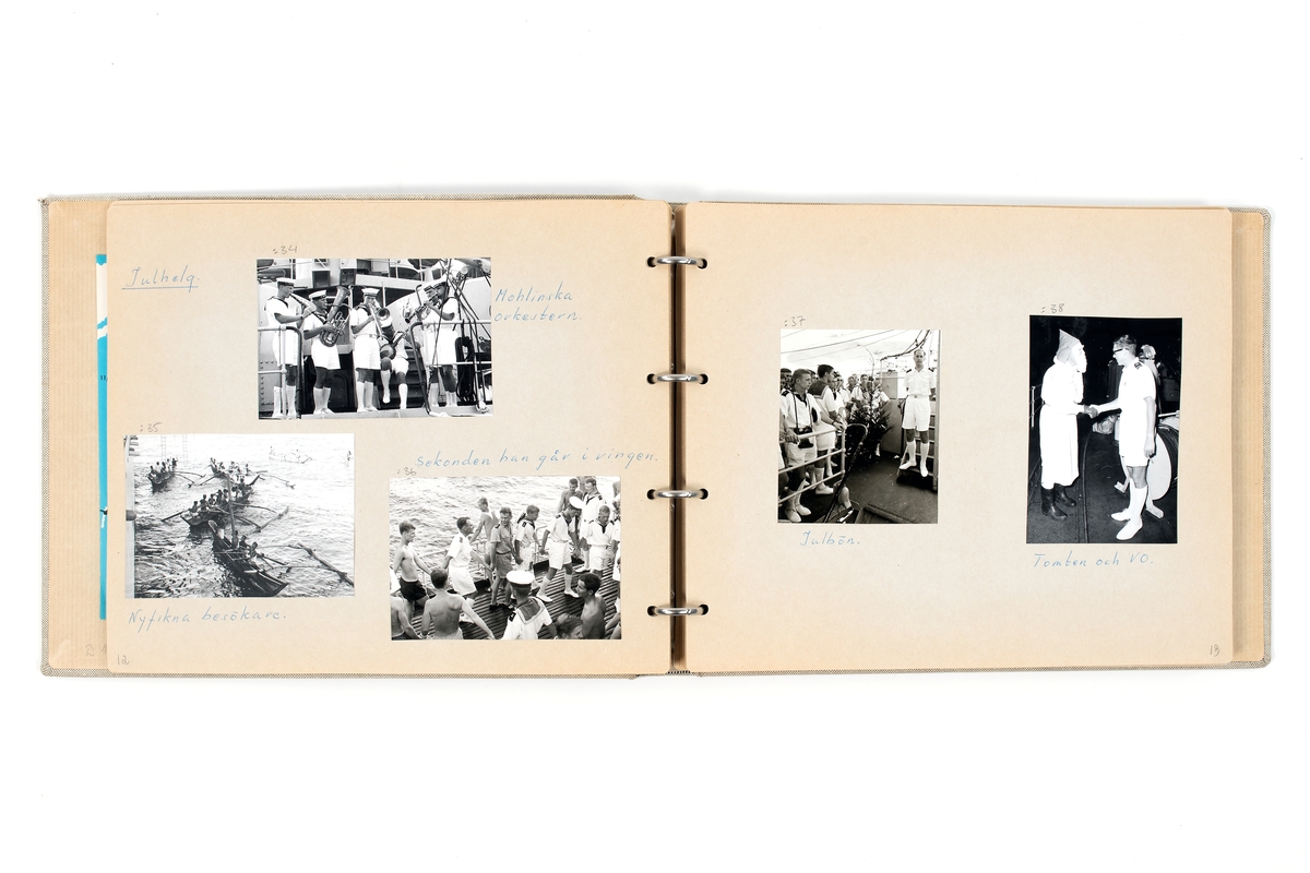 Fotoalbum från Älvsnabbens långresa 1966-1967.
