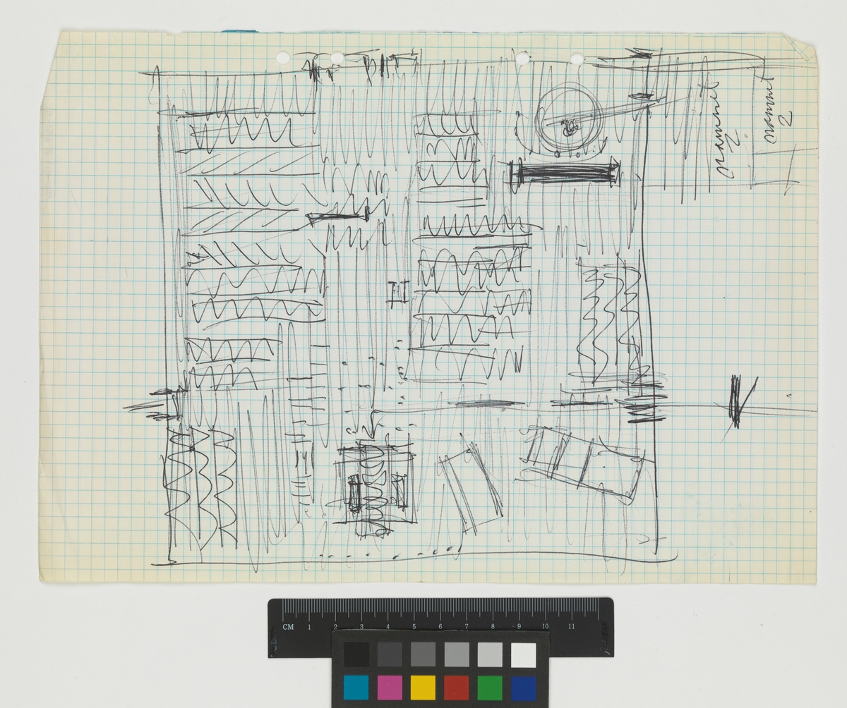 Klippans församlingskyrka, Sankt Petri kyrka
Skiss golvmönster