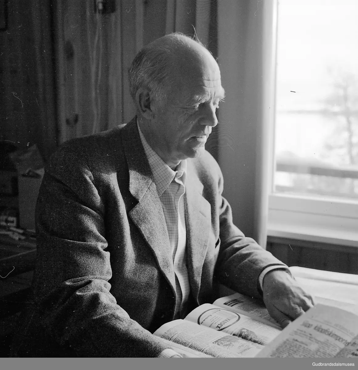 Aktuelt. Skipsreder Knud Lauritzen. Innebilder.