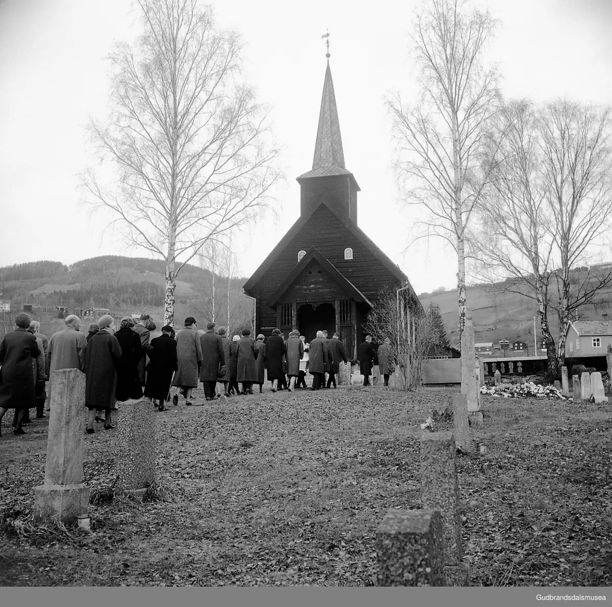 Begravelsen til O. Chr. Jevne