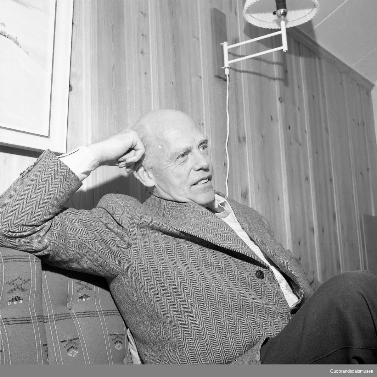 Aktuelt. Skipsreder Knud Lauritzen. Innebilder.