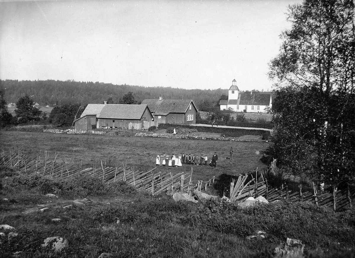 Kinnared sn. Kinnareds skola, Kinnareds kyrka.