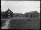 Norrbergaboden under byggnad, på Vallby friluftsmuseum i Västerås.