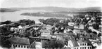 Panorama från kyrktornet, före 1900.