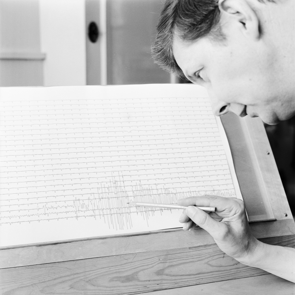 Seismologiska institutionen, jordbävning i Skopje, Uppsala 1963