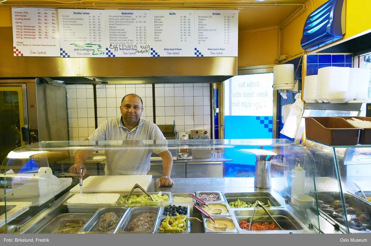 bygårder, gatekjøkken, fastfood, kebab, birken lunch