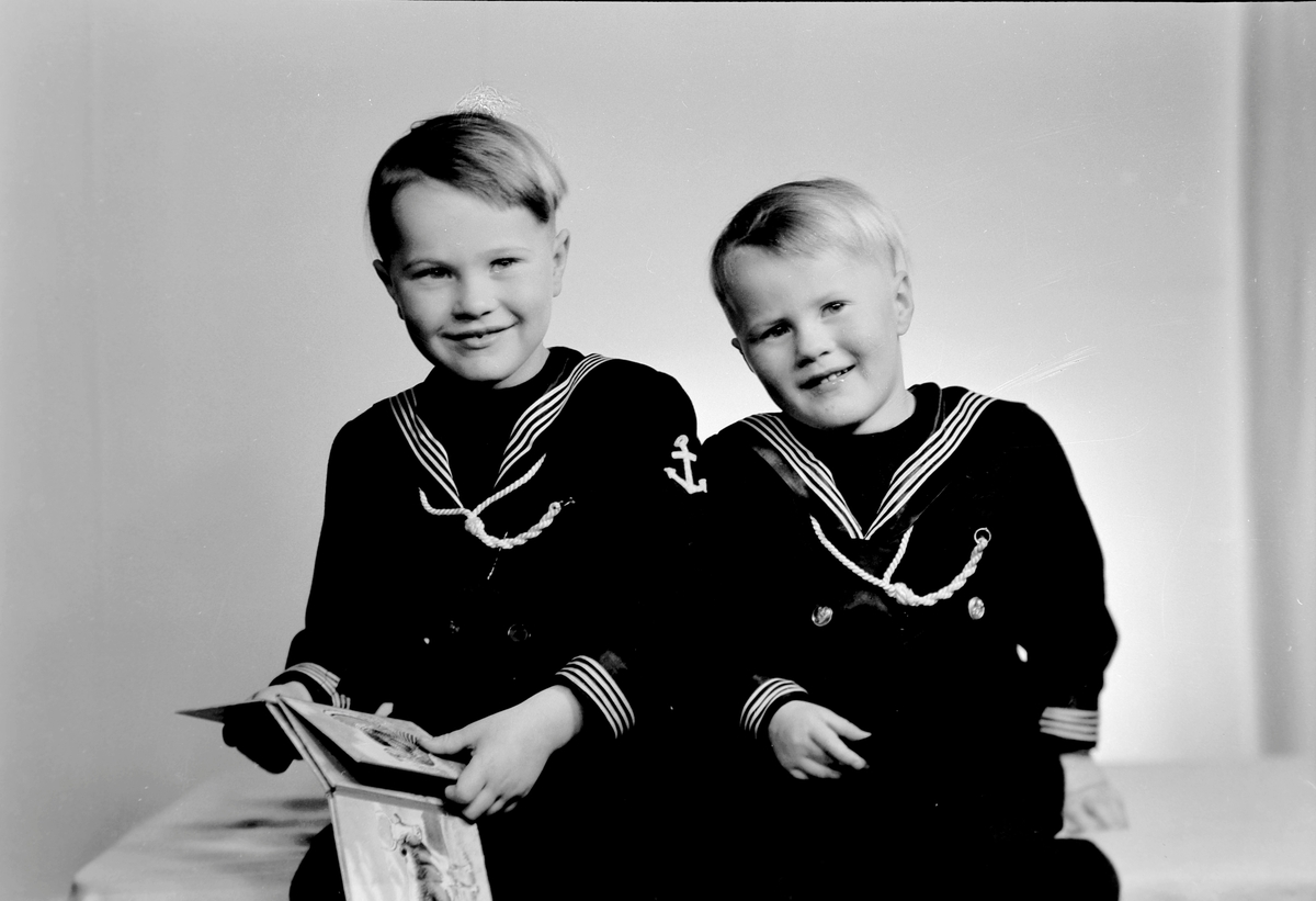Frank Handå med bror