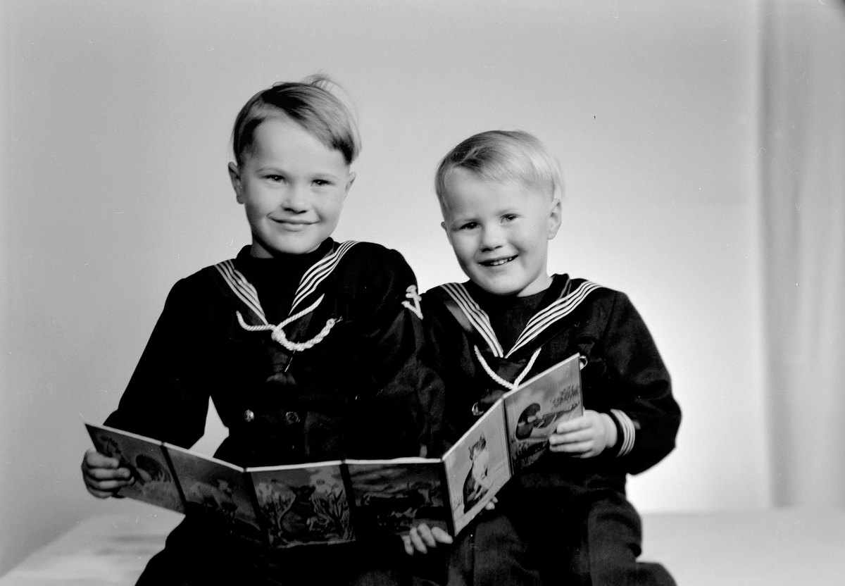 Frank Handå med bror