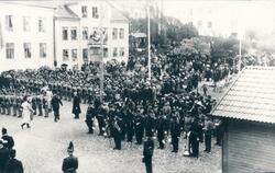 Södermanlands regemente. Konungens besök 1923