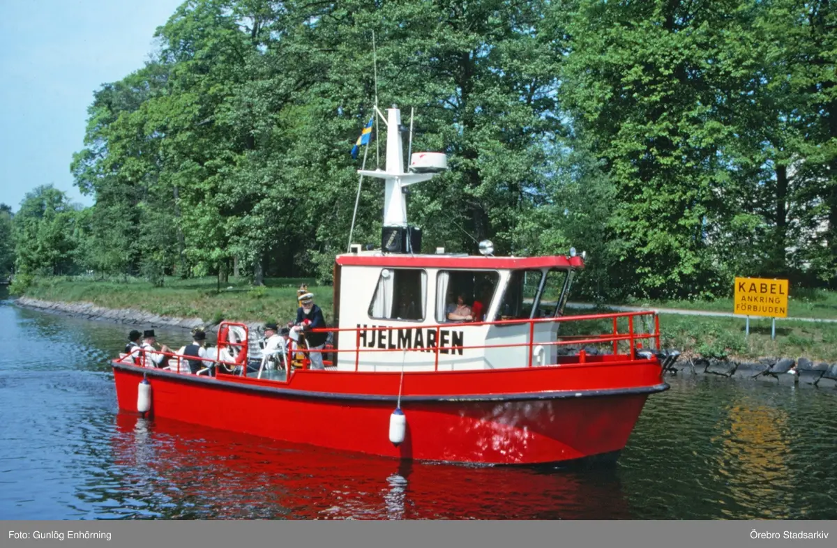 Båten M/F Hjelmaren, 1992 -Örebro Stadsarkiv / DigitaltMuseum