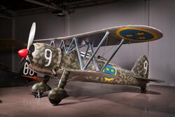 Utställda flygplan på Flygvapenmuseum