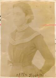 Motivet er et portrett av Florentine Rostin.