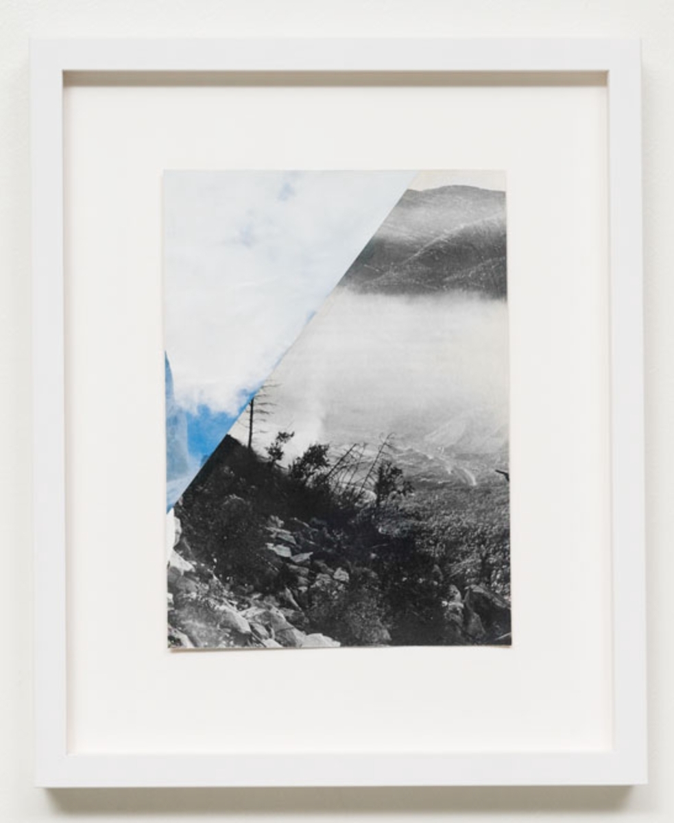 Fra serien Mountain View. Collage med ulike landskapsmotiv.